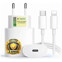 Carregador Compatível com iPhone 8, X, XR, 11, 12, 13 e 14 Pro Max Turbo Tipo C Boyu Cell
