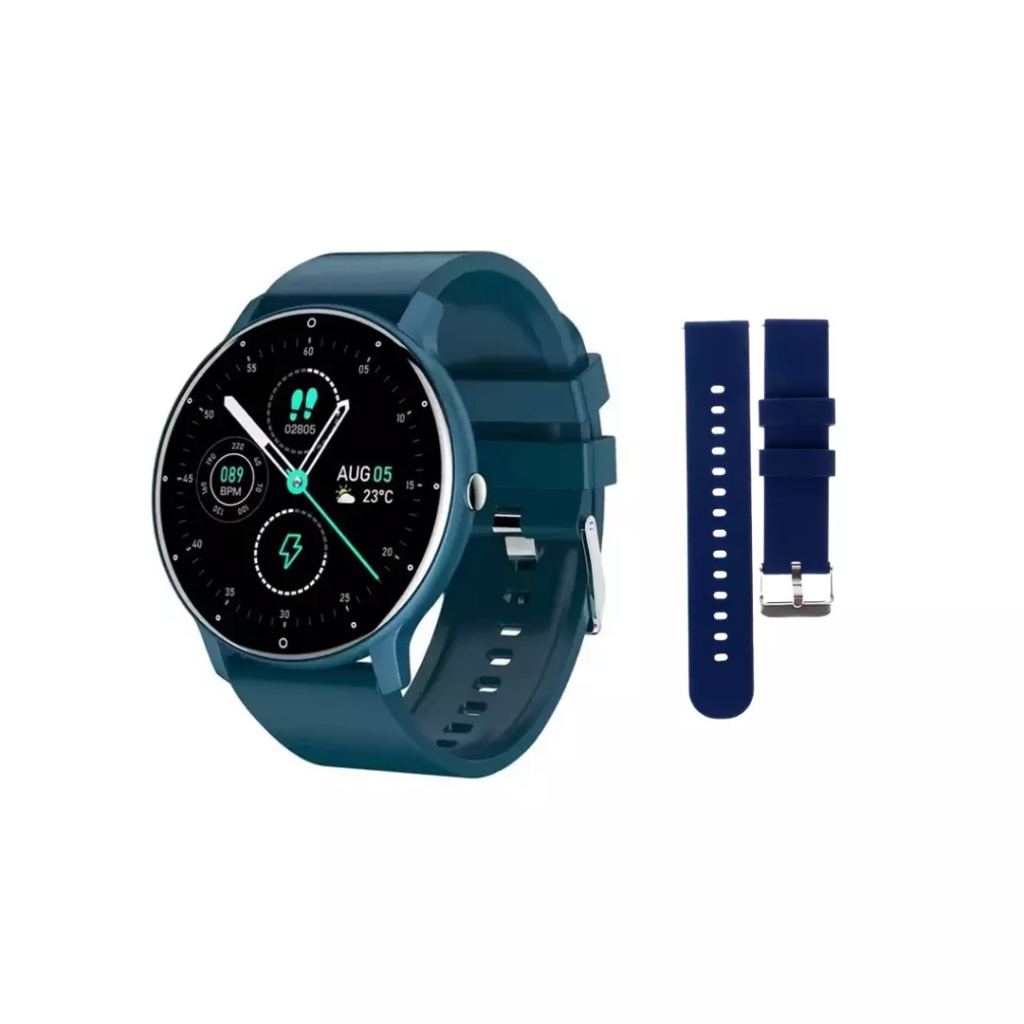 Smartwatch PEJE ZW02 com Tela Touch HD, Bluetooth e 2 Pulseiras